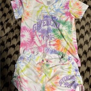 Givenchy Multicolor Tie-Dye Apparel kids set! Sz10/12